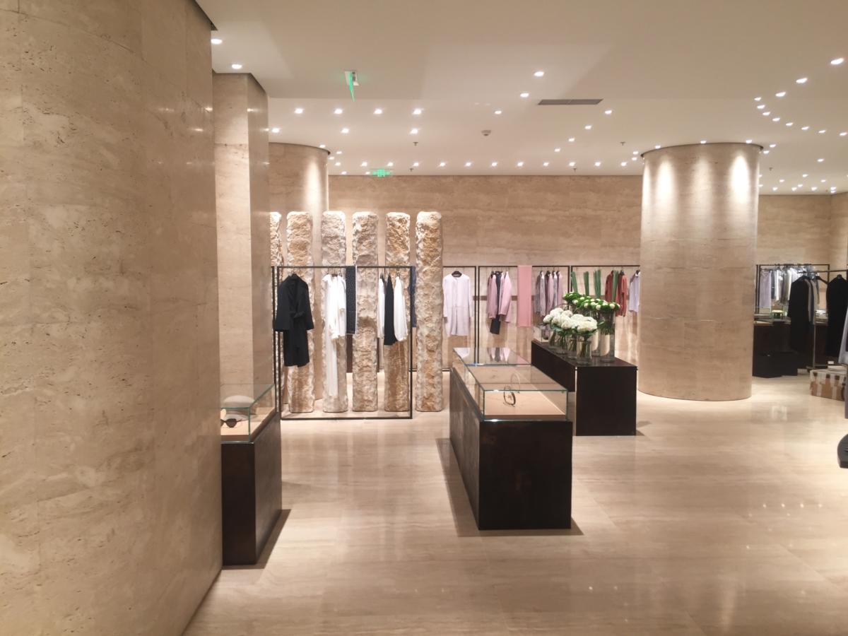 Fashion store in the center of fashion in Dalian China inside the Shangri-La Hotel