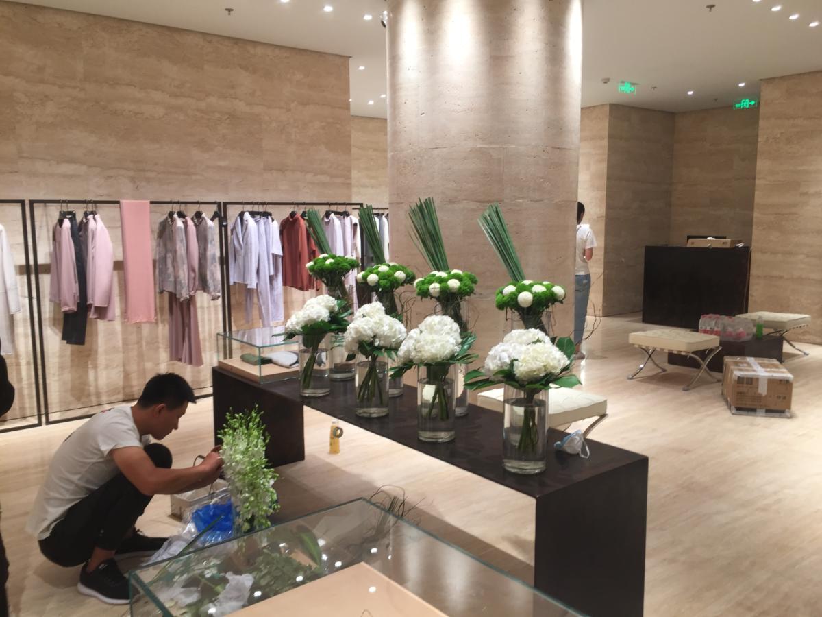 Fashion store in the center of fashion in Dalian China inside the Shangri-La Hotel